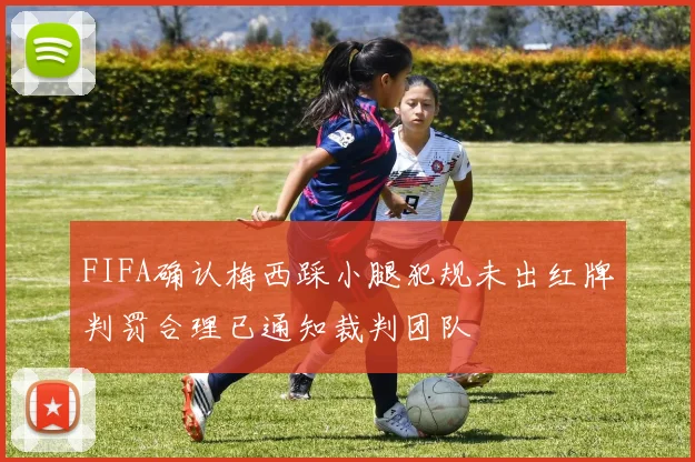 FIFA确认梅西踩小腿犯规未出红牌判罚合理已通知裁判团队
